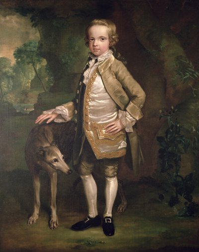 Sir John Nelthorpe, 6º Baronet de niño de George Stubbs